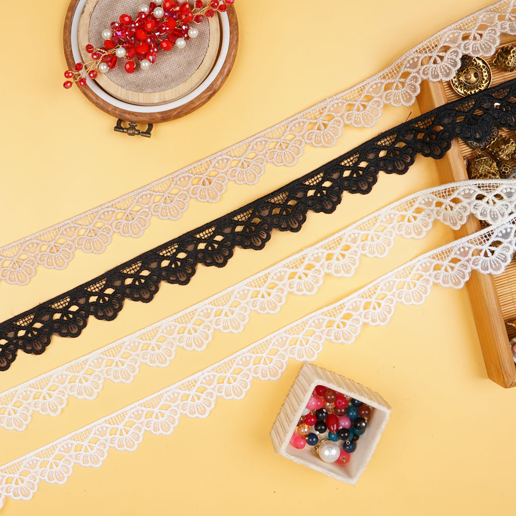 One Side Border Organza Lace