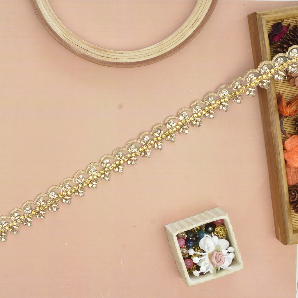 Fancy Crystal Net Lace