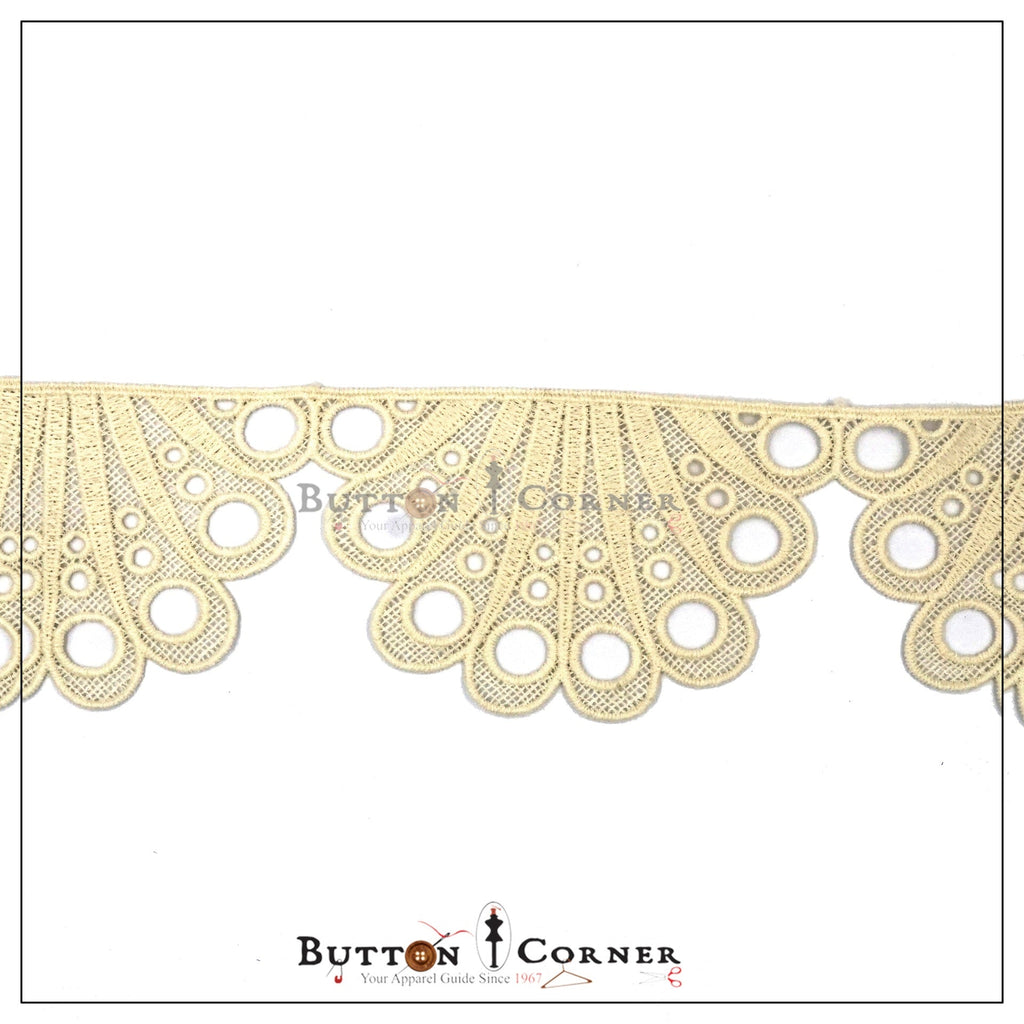 One Side Border Shuttle Lace