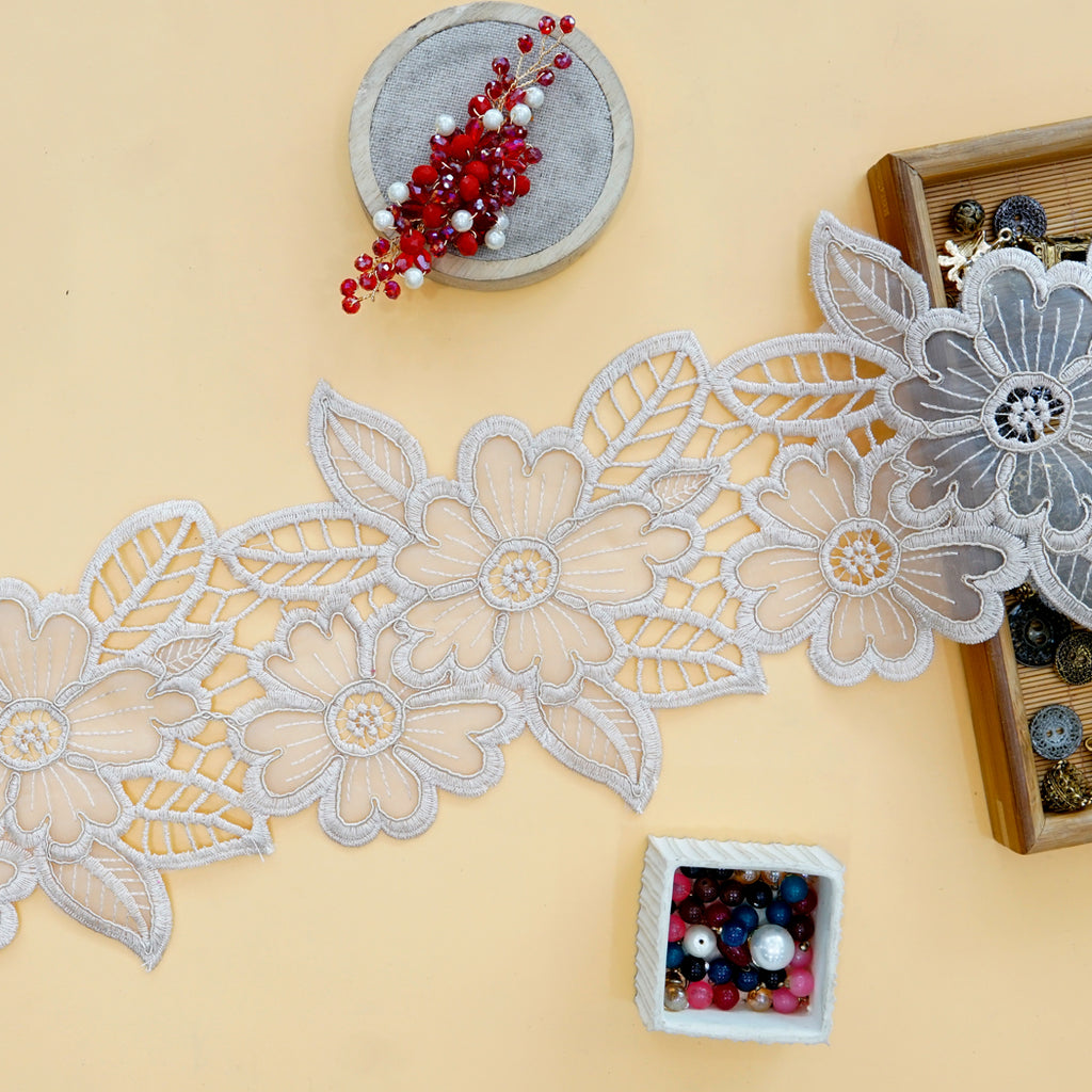 Flower Shape Organza Lace