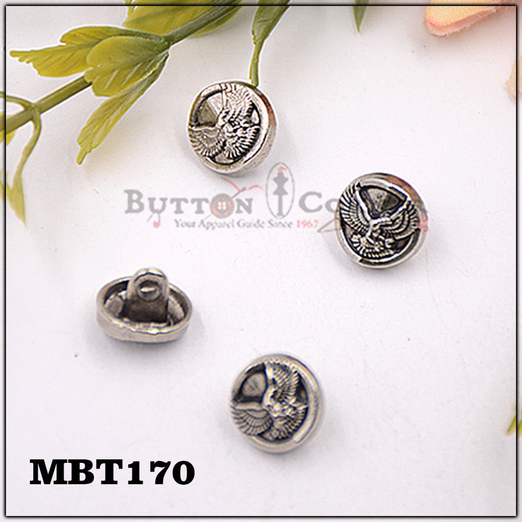 Eagle Design Metal Shirt Button
