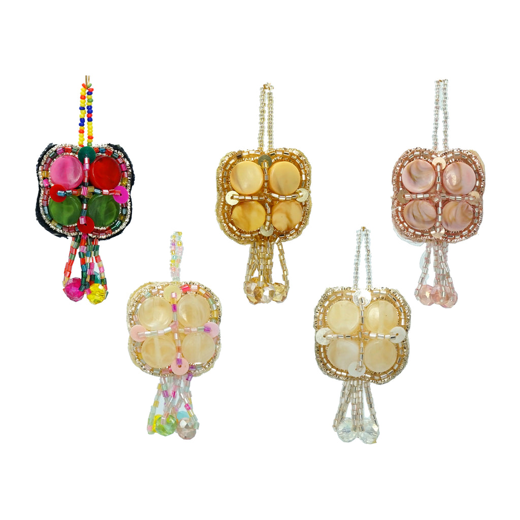 Fancy Glass Beads Crystal Tassel
