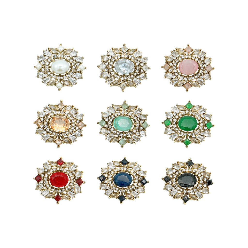 Fancy Kundan Button
