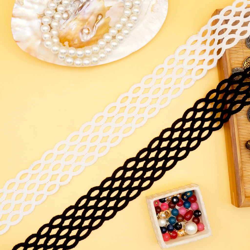 Double Side Border Shuttle Lace