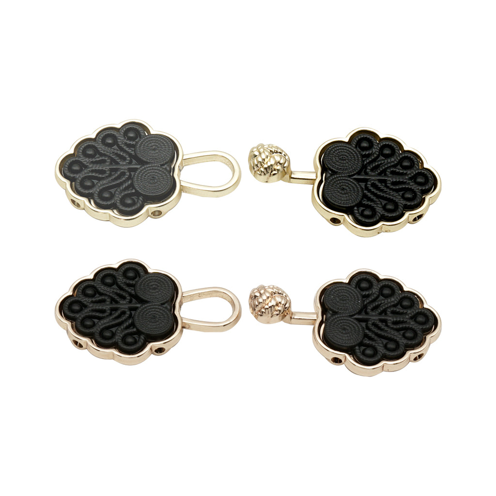 Metal Chinese Knot Button