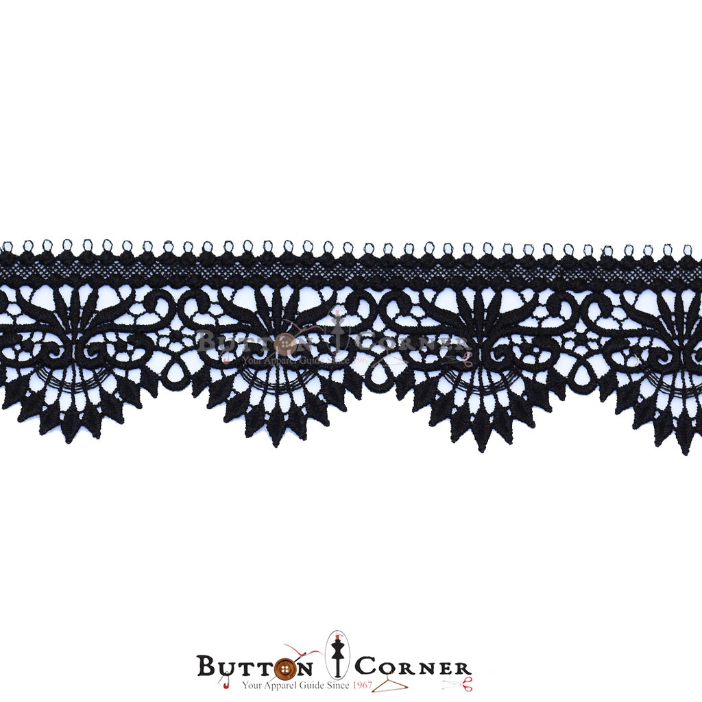 One Side Border Shuttle Lace