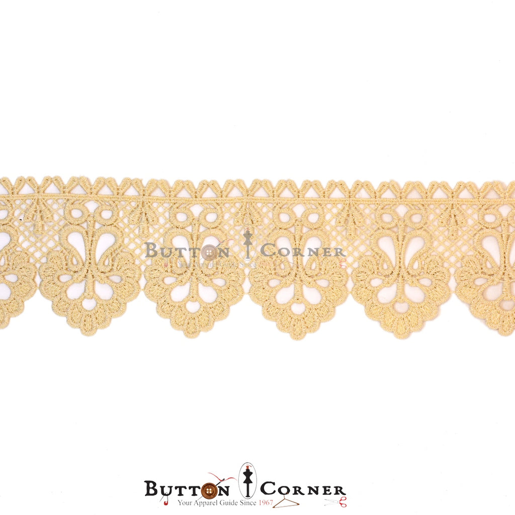 One Side Border Shuttle Lace