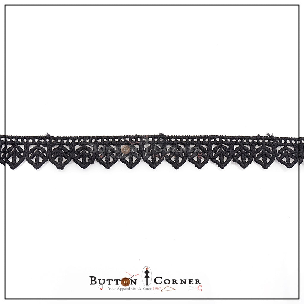 One Side Border Shuttle Lace