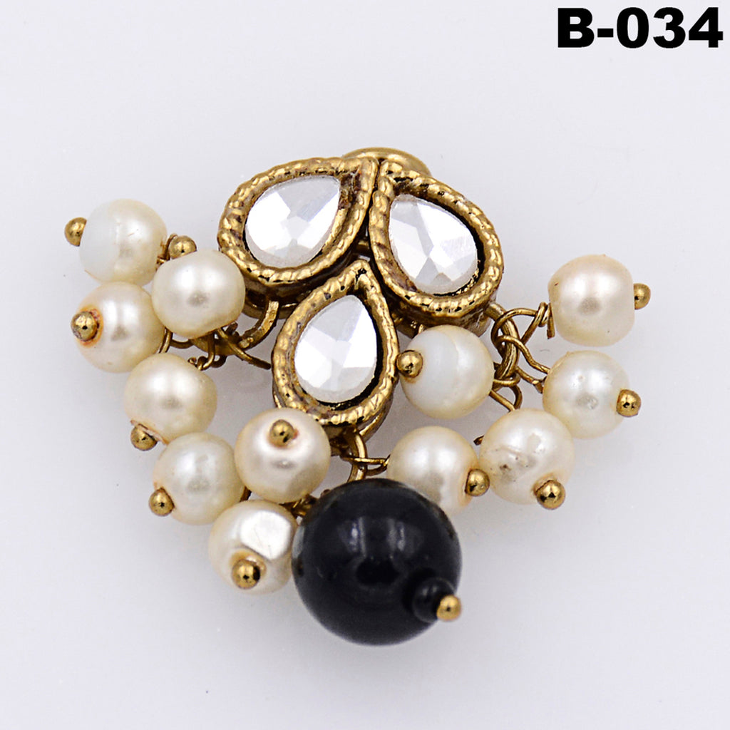 Fancy Kundan Button