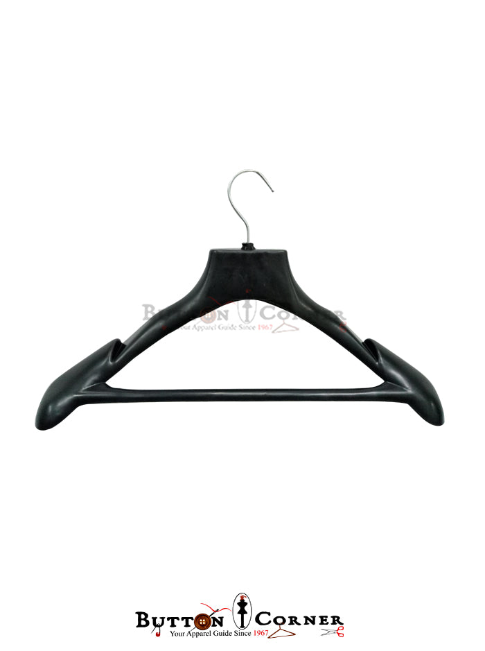 Plastic Coat Hanger with Shoulder Cut