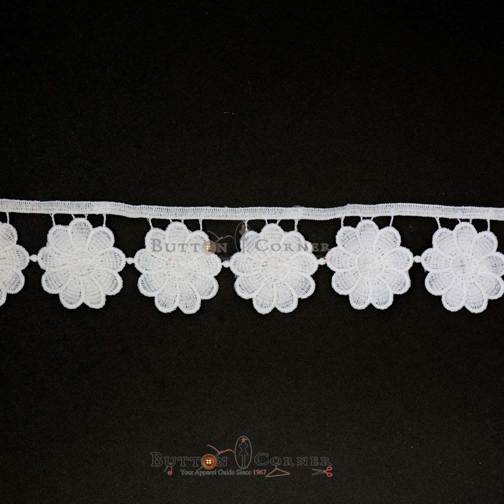 One Side Border Shuttle Lace