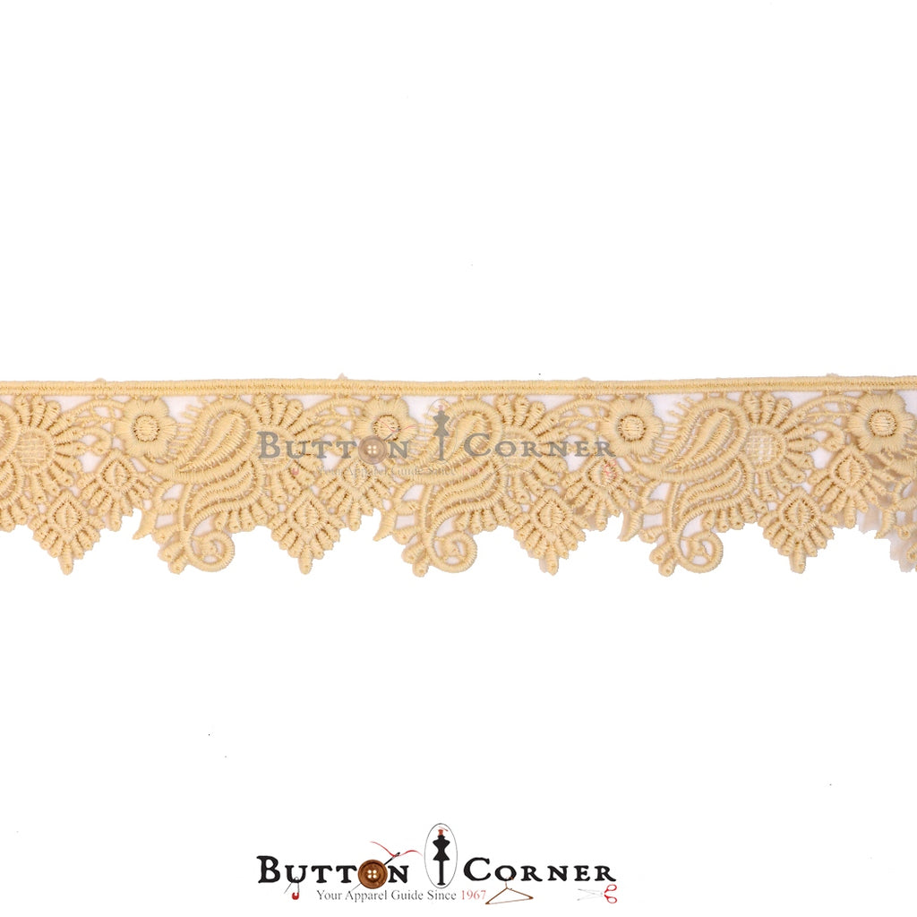 One Side Border Shuttle Lace