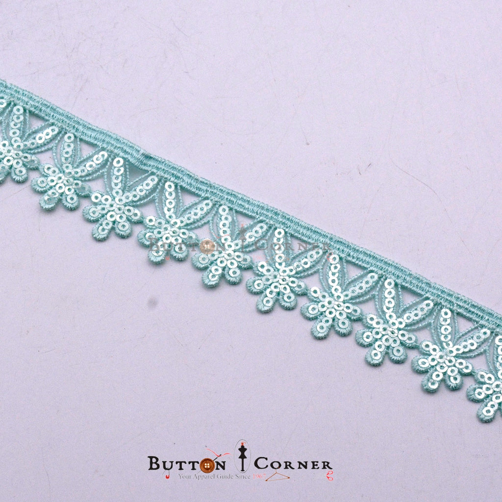 Shuttle Sequence Lace