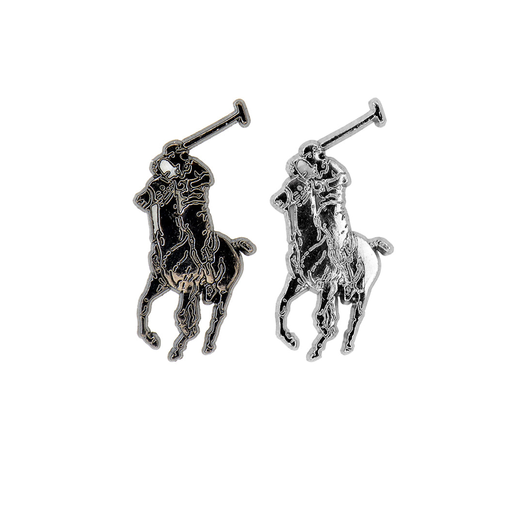 Polo Ralph Lauren Metal Hotfix Badge – Button Corner