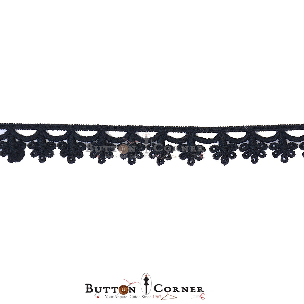 One Side Border Shuttle Lace