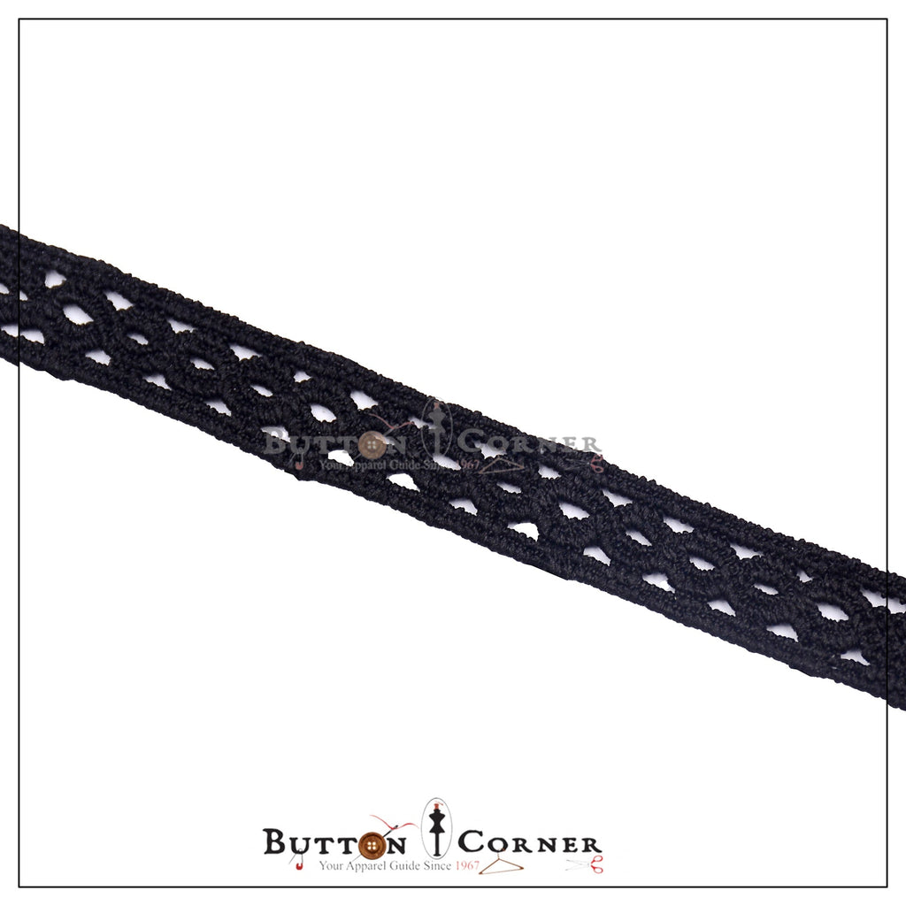 One Side Border Shuttle Lace