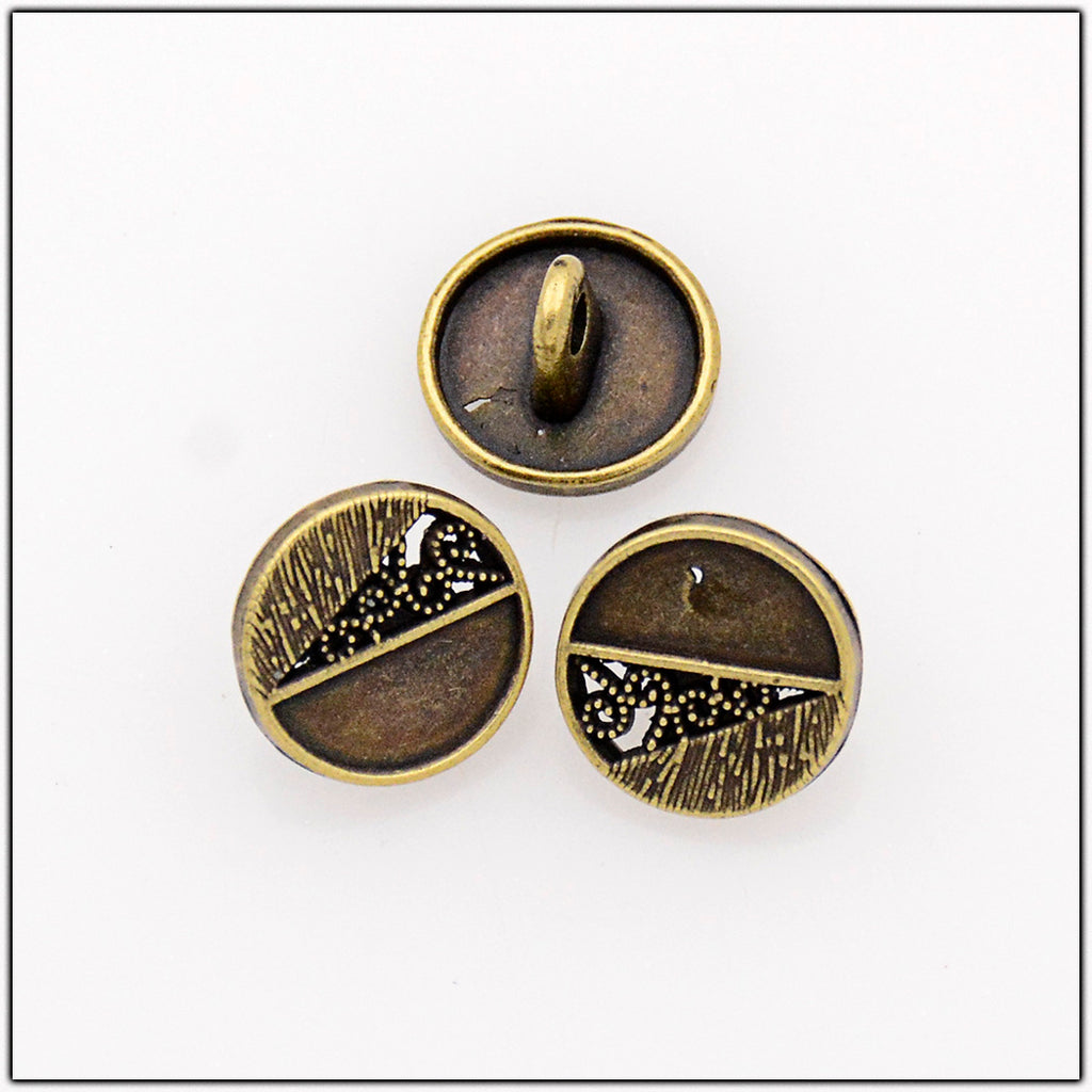 Storage Shape Metal Shirt Button