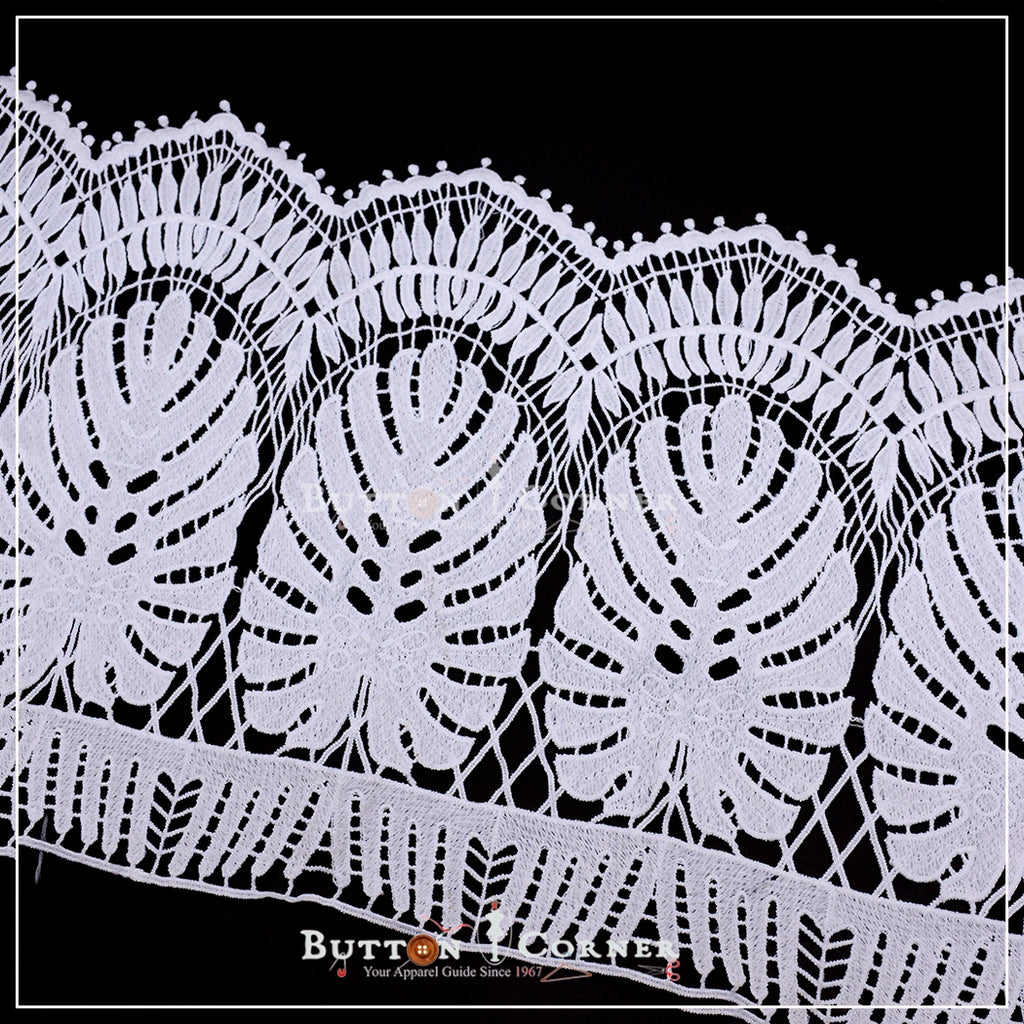 One Side Border Shuttle Lace