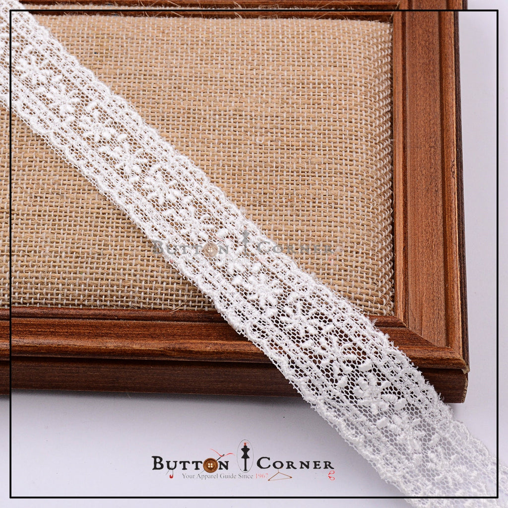 Double Side Border Embroidery Net Lace