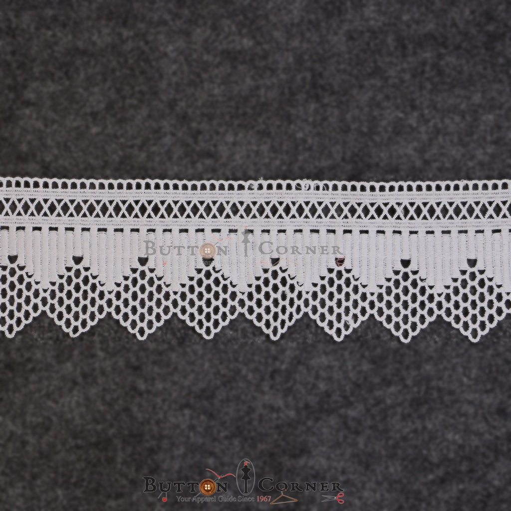 One Side Border Shuttle Lace