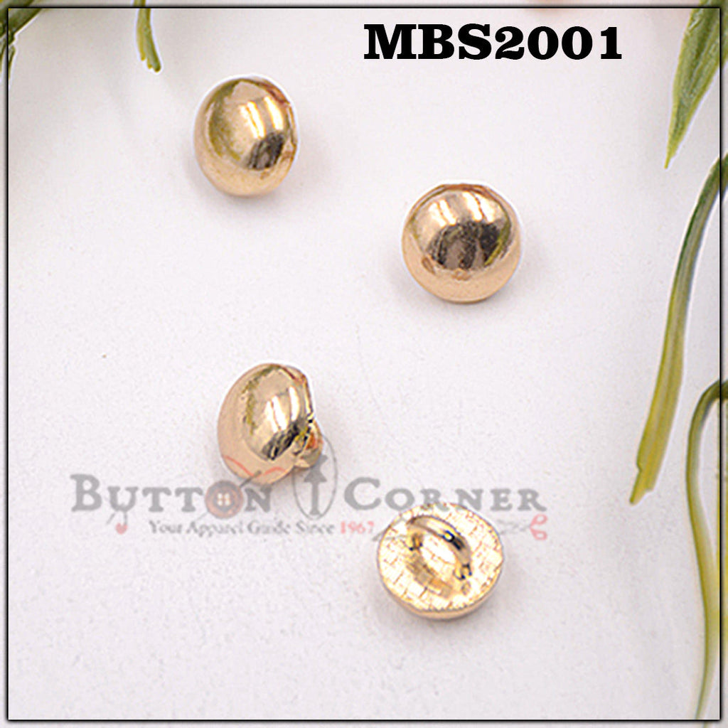 Dome Design Metal Shirt Button