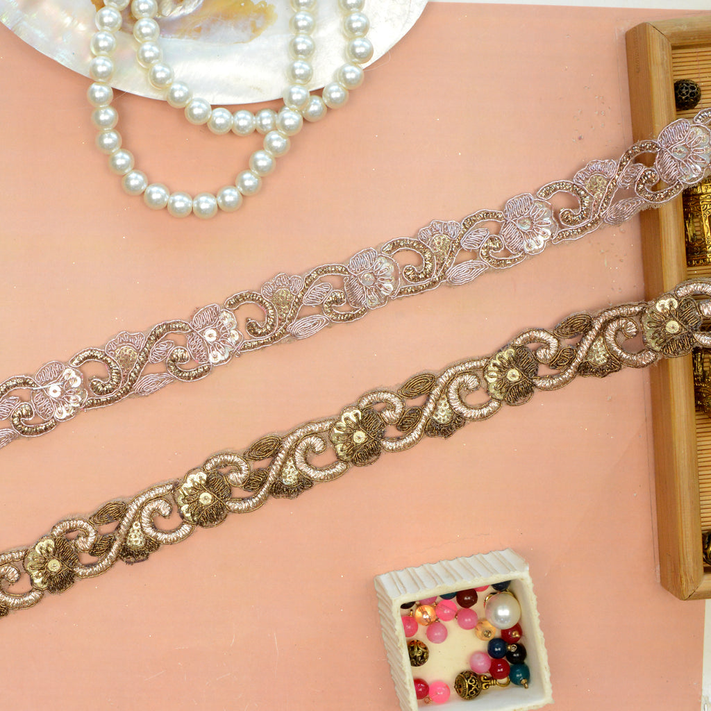 Fancy Lurex Sequence Lace