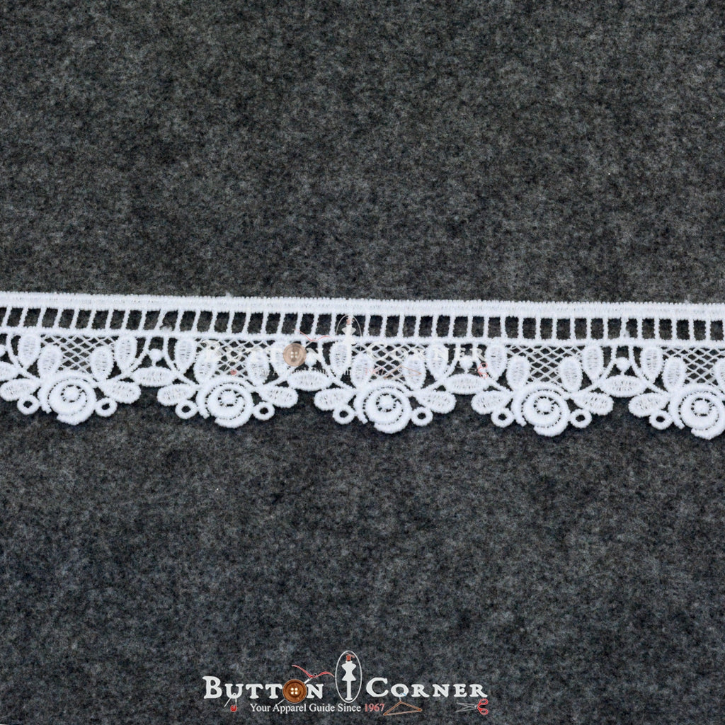 One Side Border Shuttle Lace