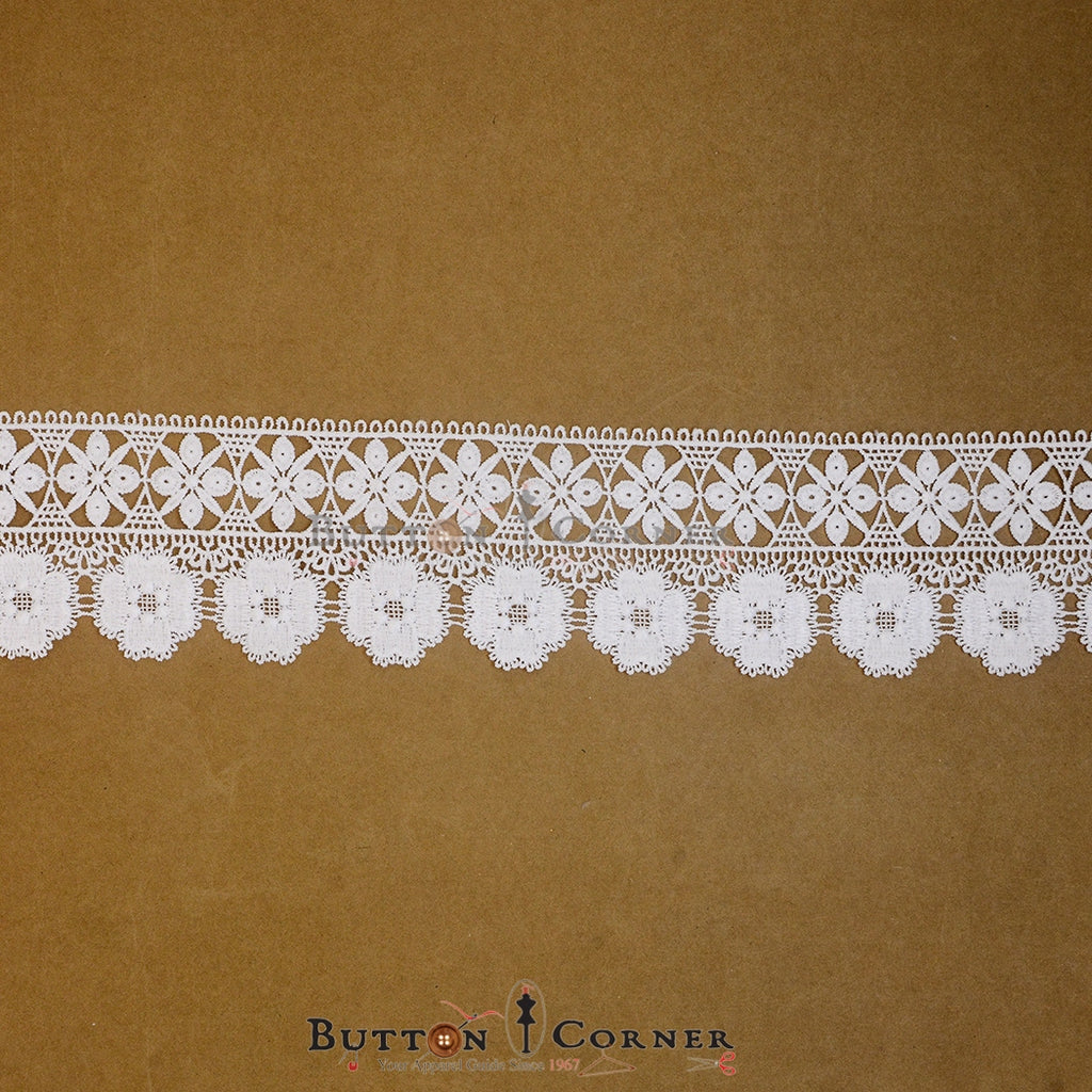 One Side Border Shuttle Lace