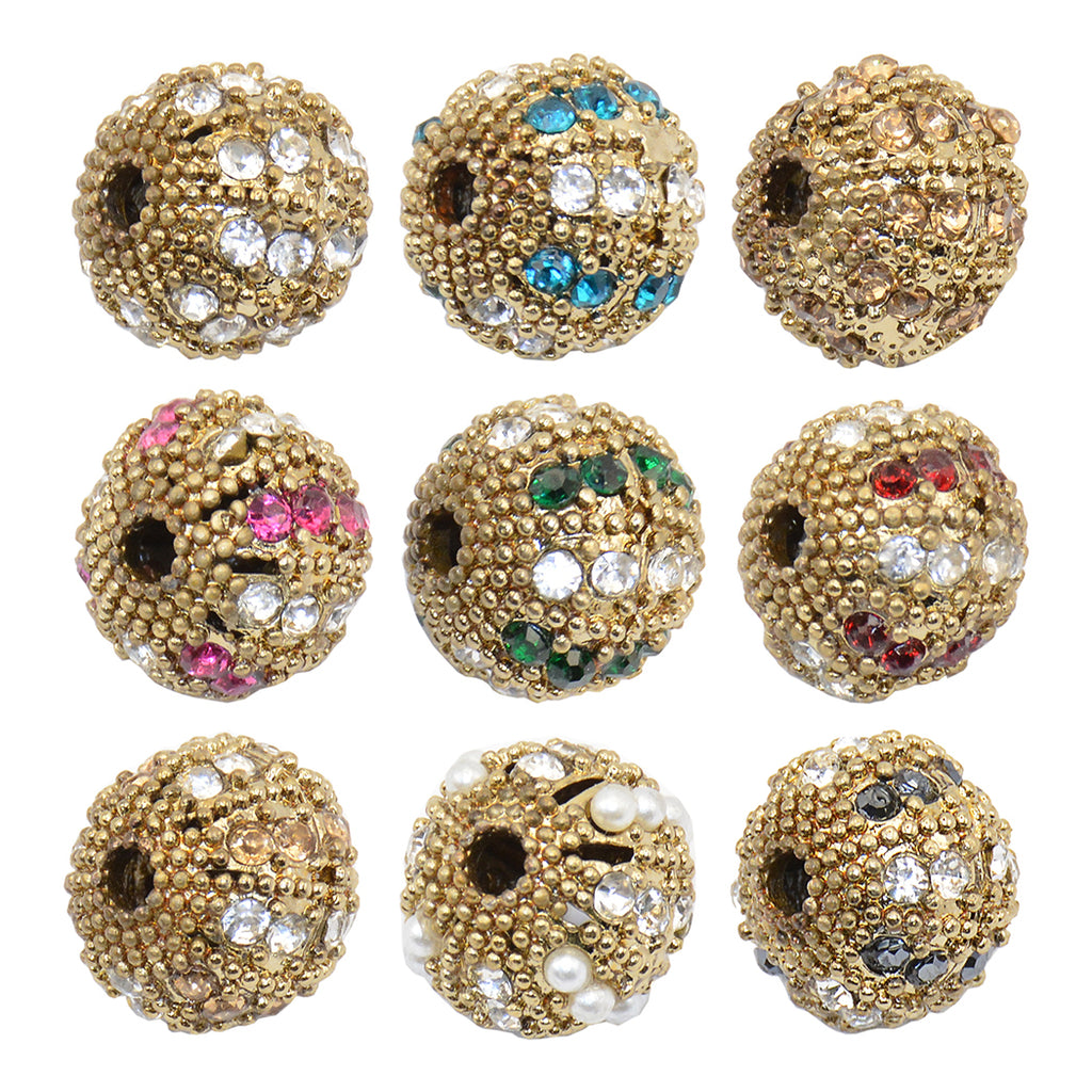 Ball Shape Fancy Kundan Button