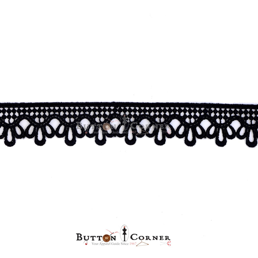 One Side Border Shuttle Lace