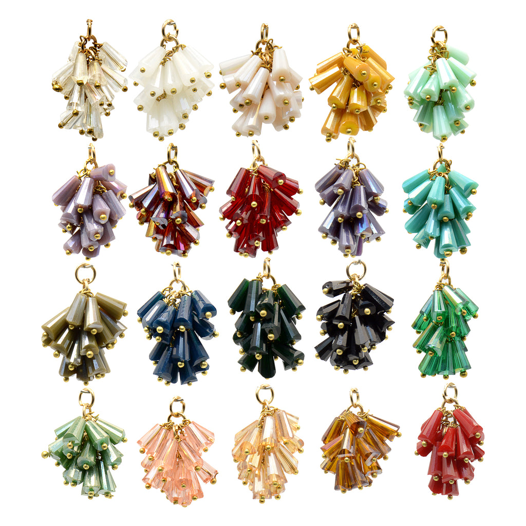 Covered Shape Crystal Hanging