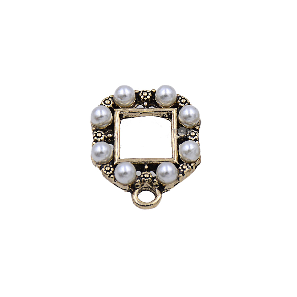 Square Shape Pearl Hanging