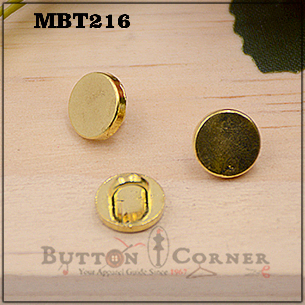 Flat Metal Shank Button