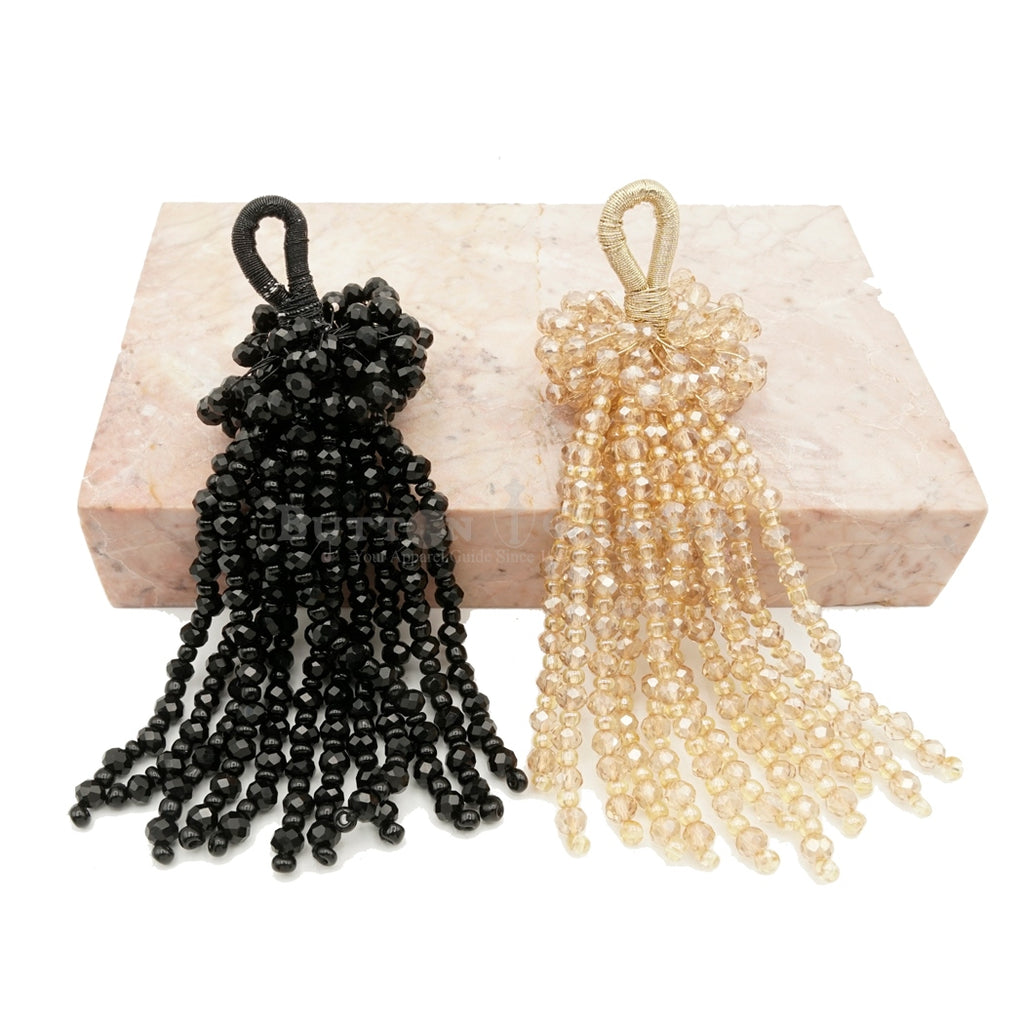 Crystals Glass Beads Tassel