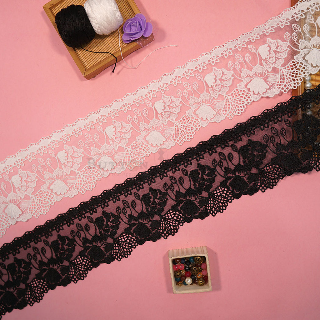 One Side Border Net Lace
