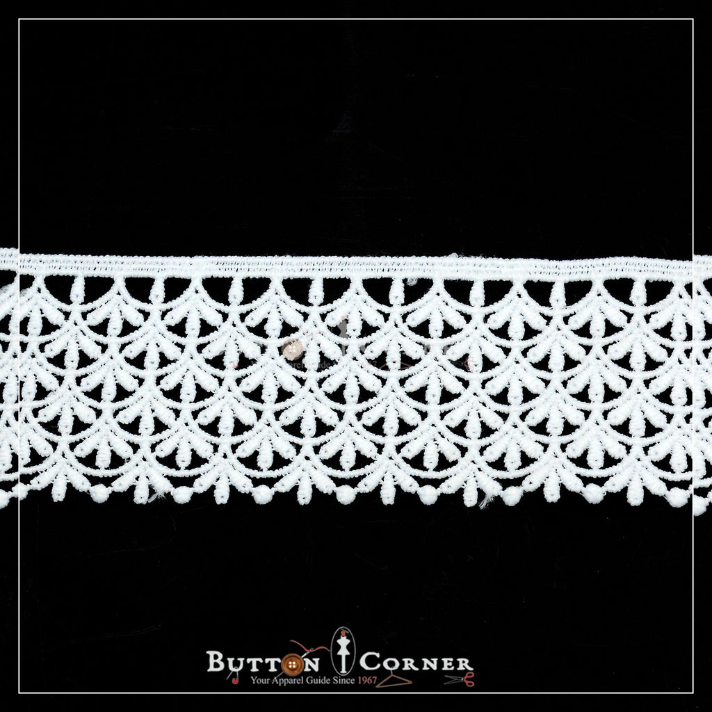 One Side Border Shuttle Lace