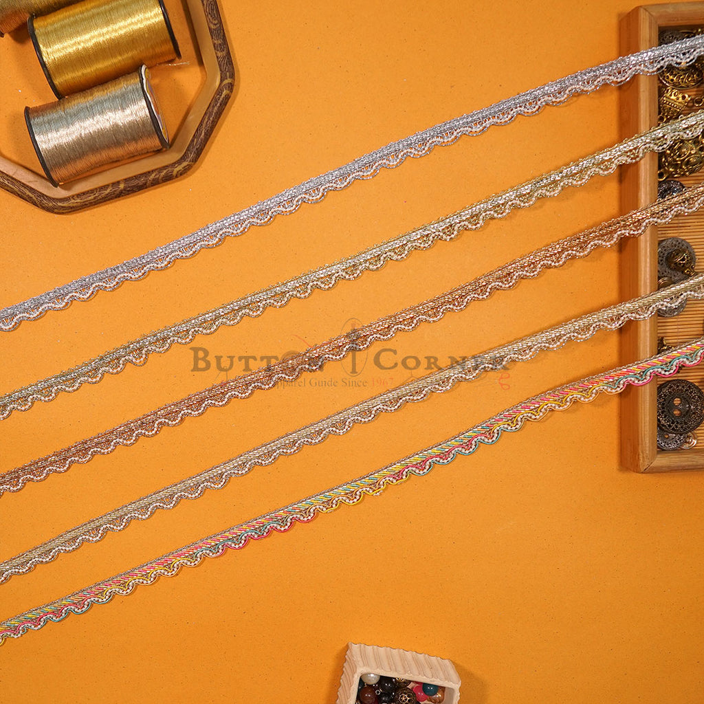 Fancy Gota Lace With Pearl