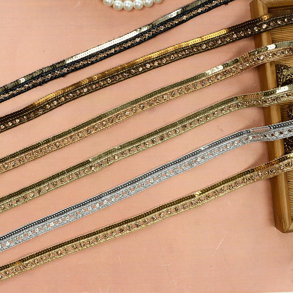 Fancy Crystal Sequence Lace