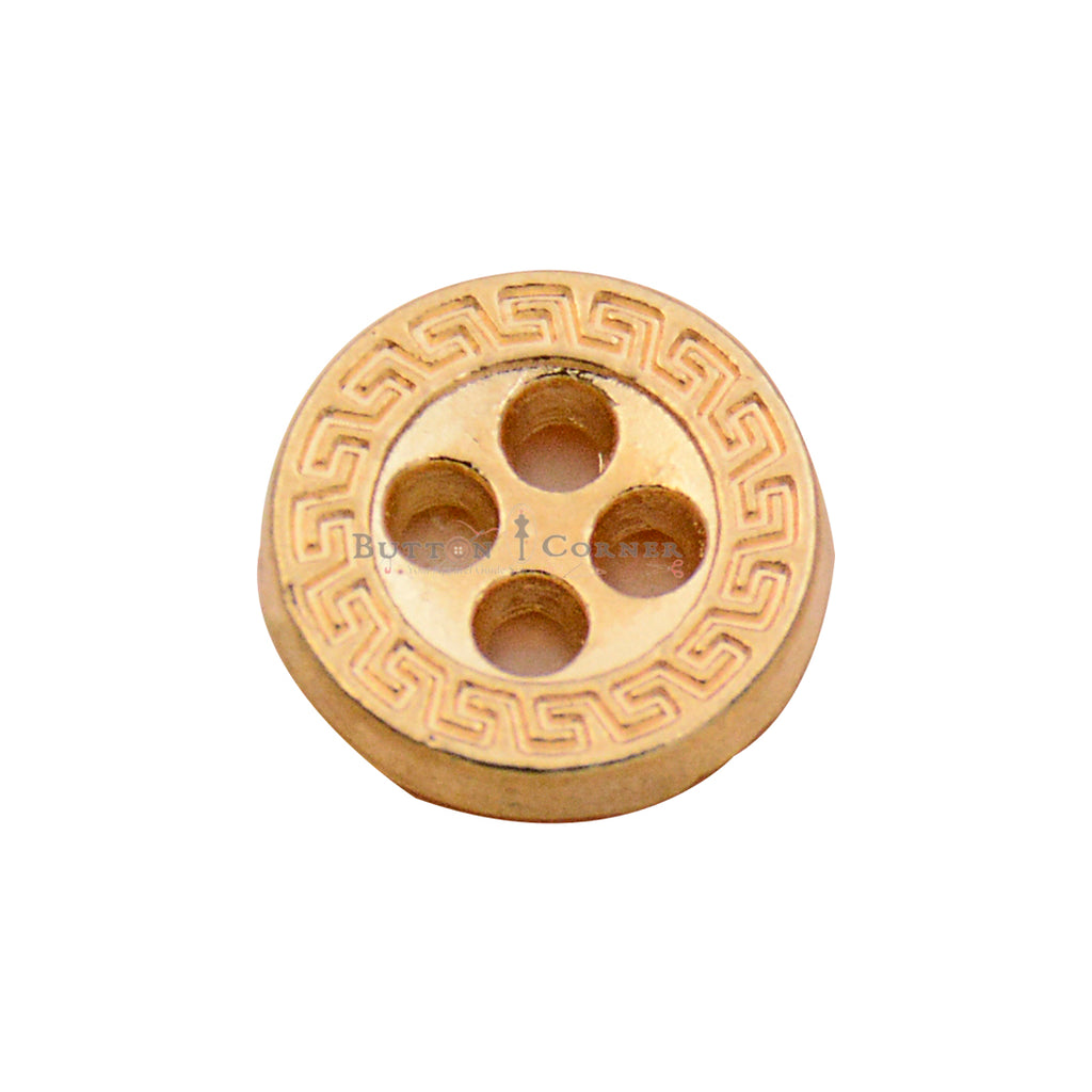 Thick Versace 4 Hole Metal Button