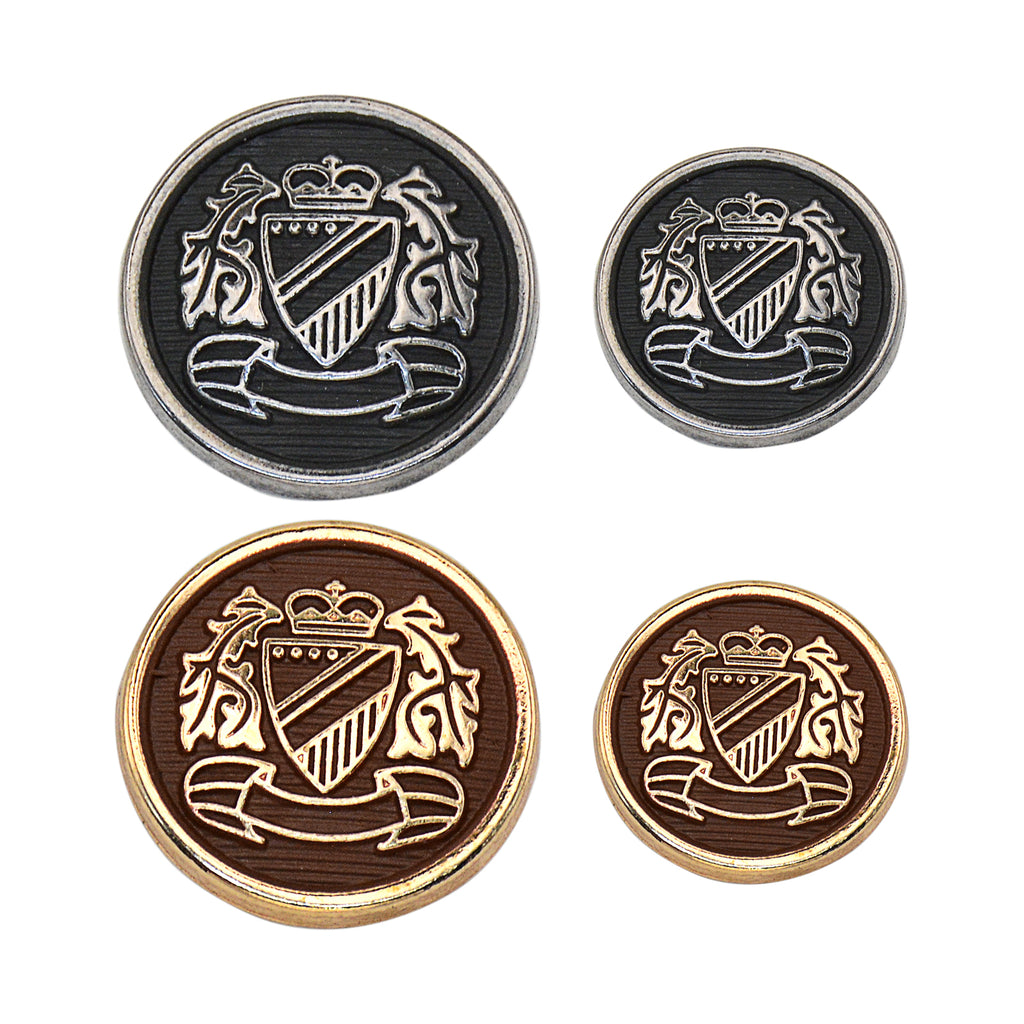 Logo Design Metal Suiting Button