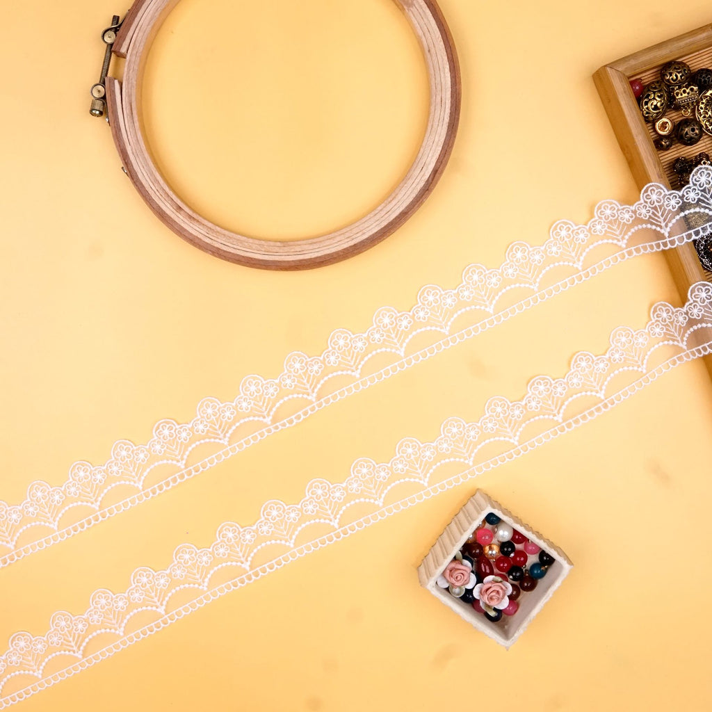 One Side Border Net Lace