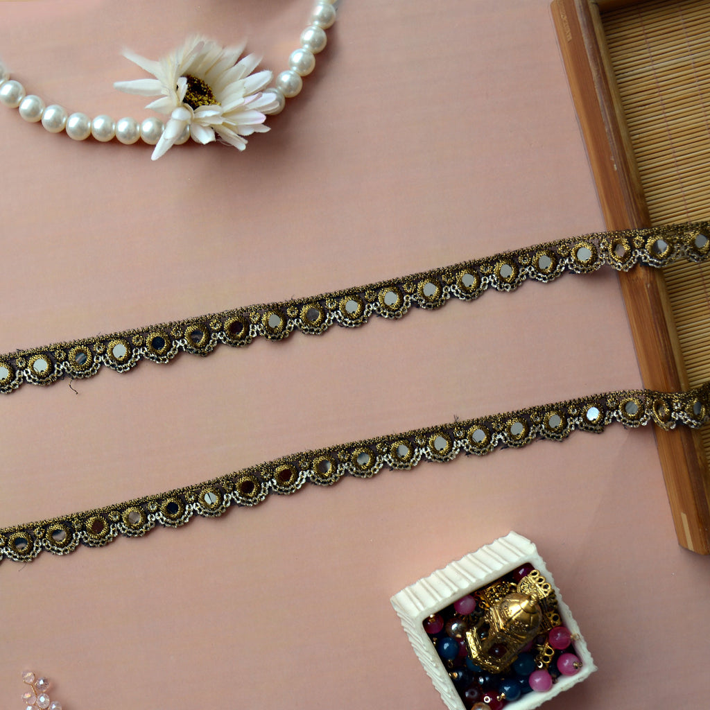 Fancy Foil Paper Sequence Lace