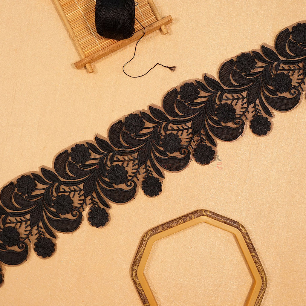 Double Side Border Organza Lace