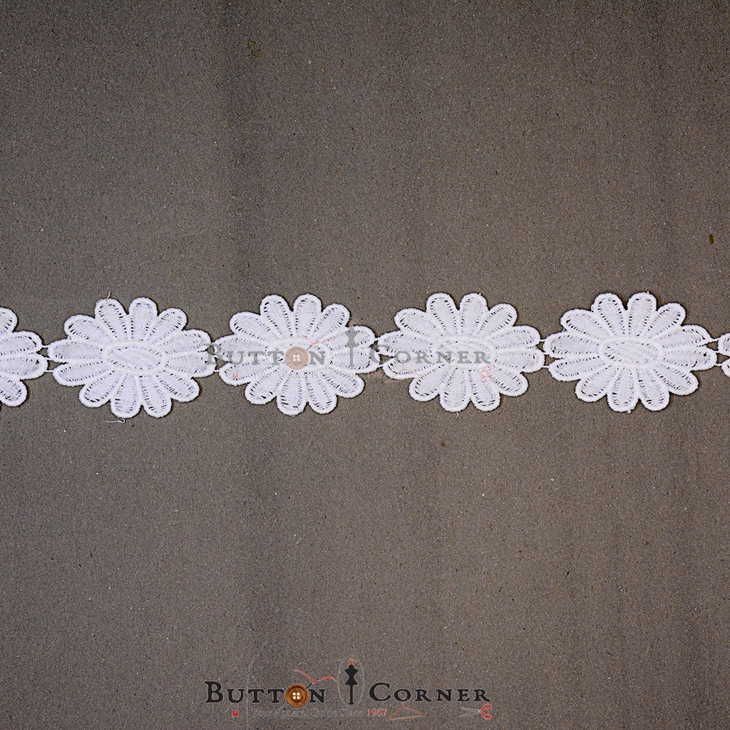 Sun Flower Shape Shuttle Lace