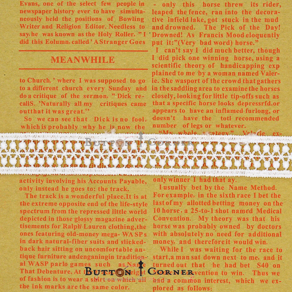 Double side Border Shuttle Lace