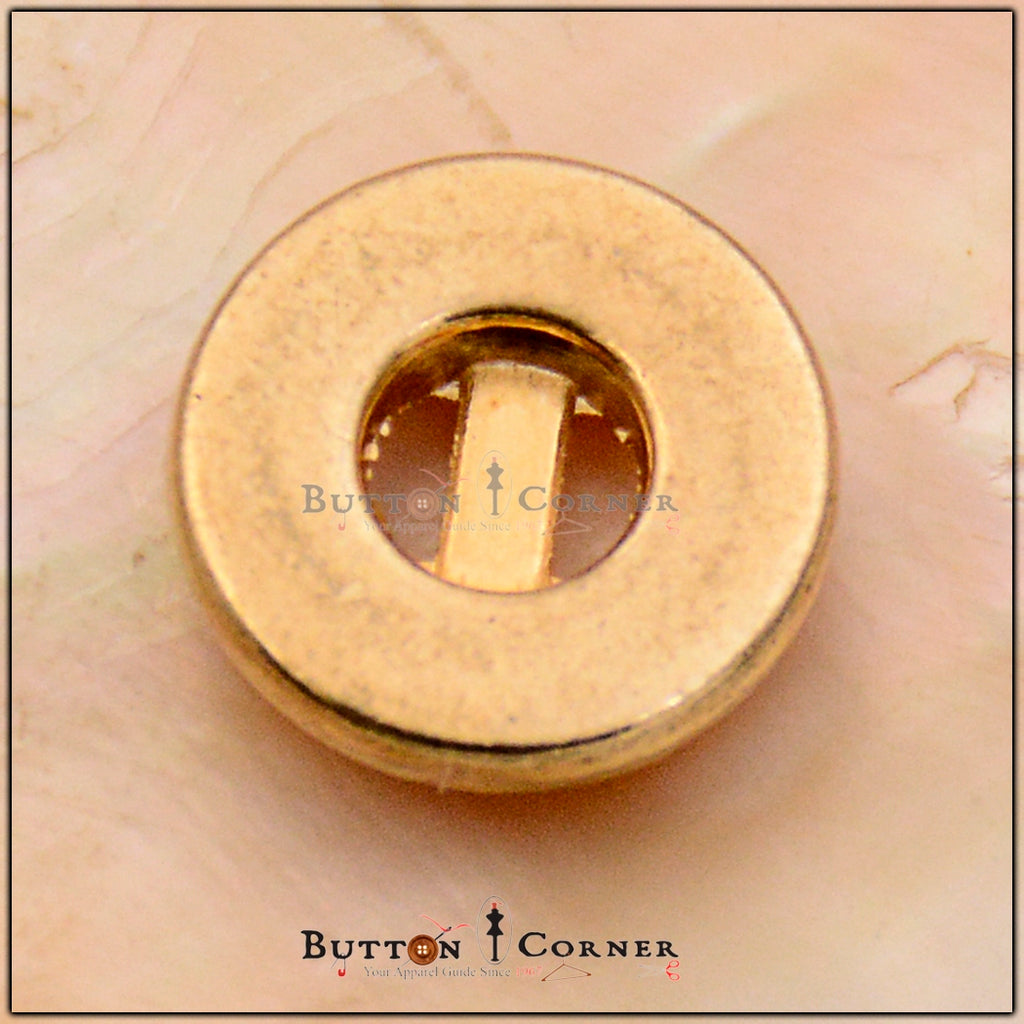 Center Down Line Metal Shirt Button