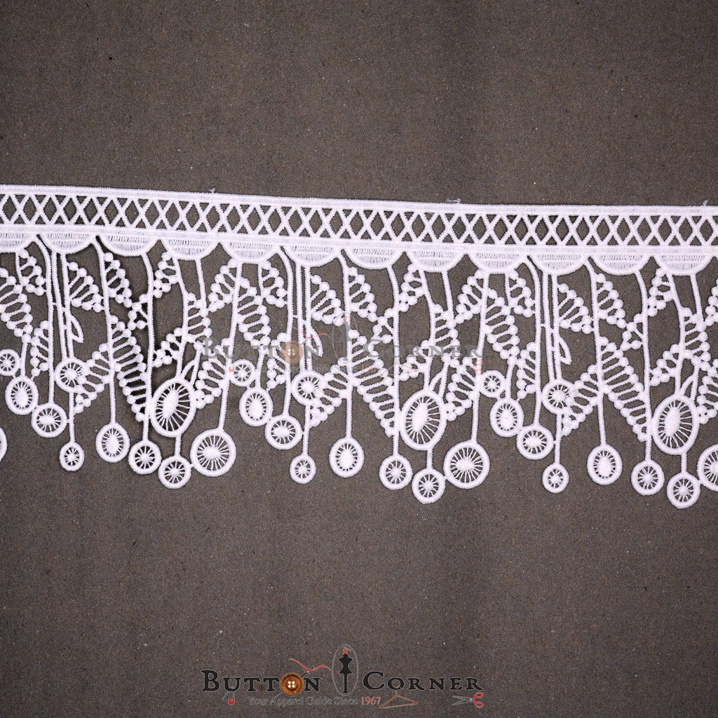 One Side Border Shuttle Lace