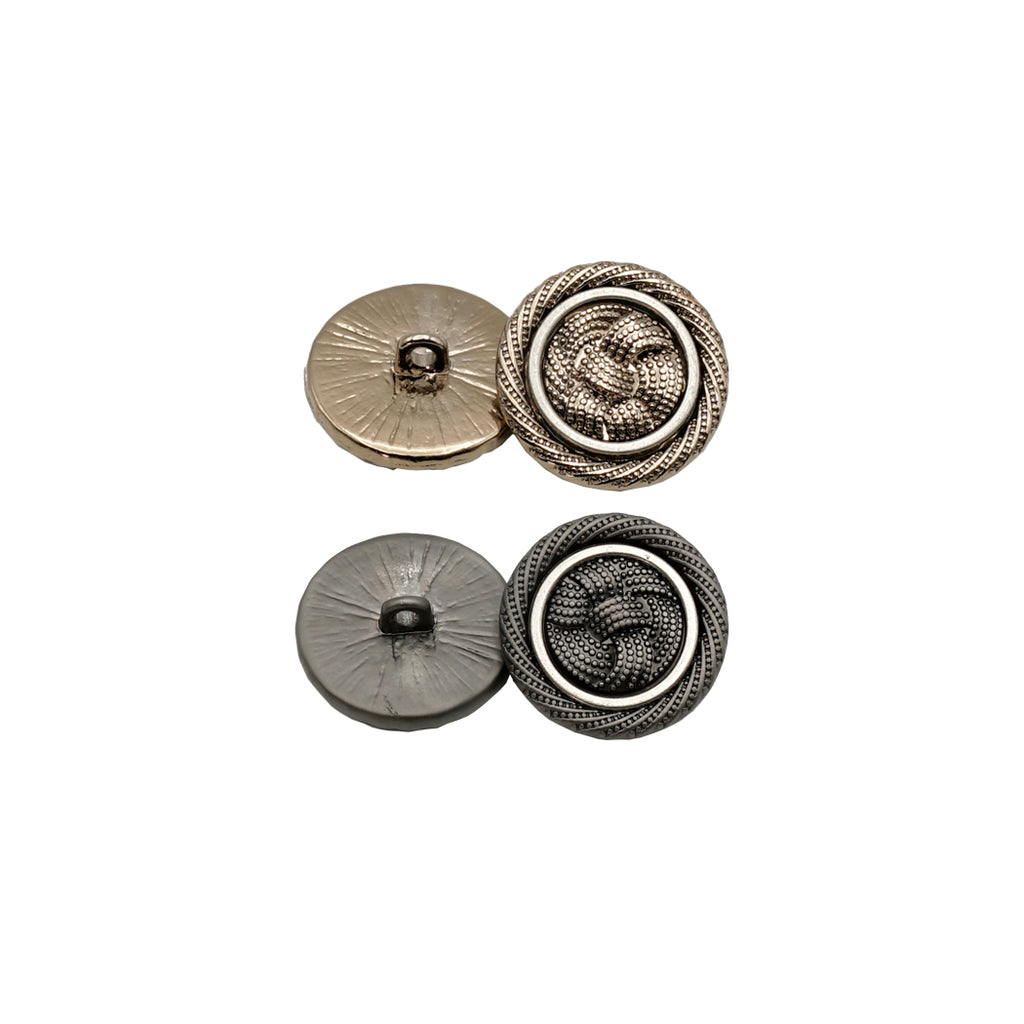 Twisted Border Intricate Design Suiting Button