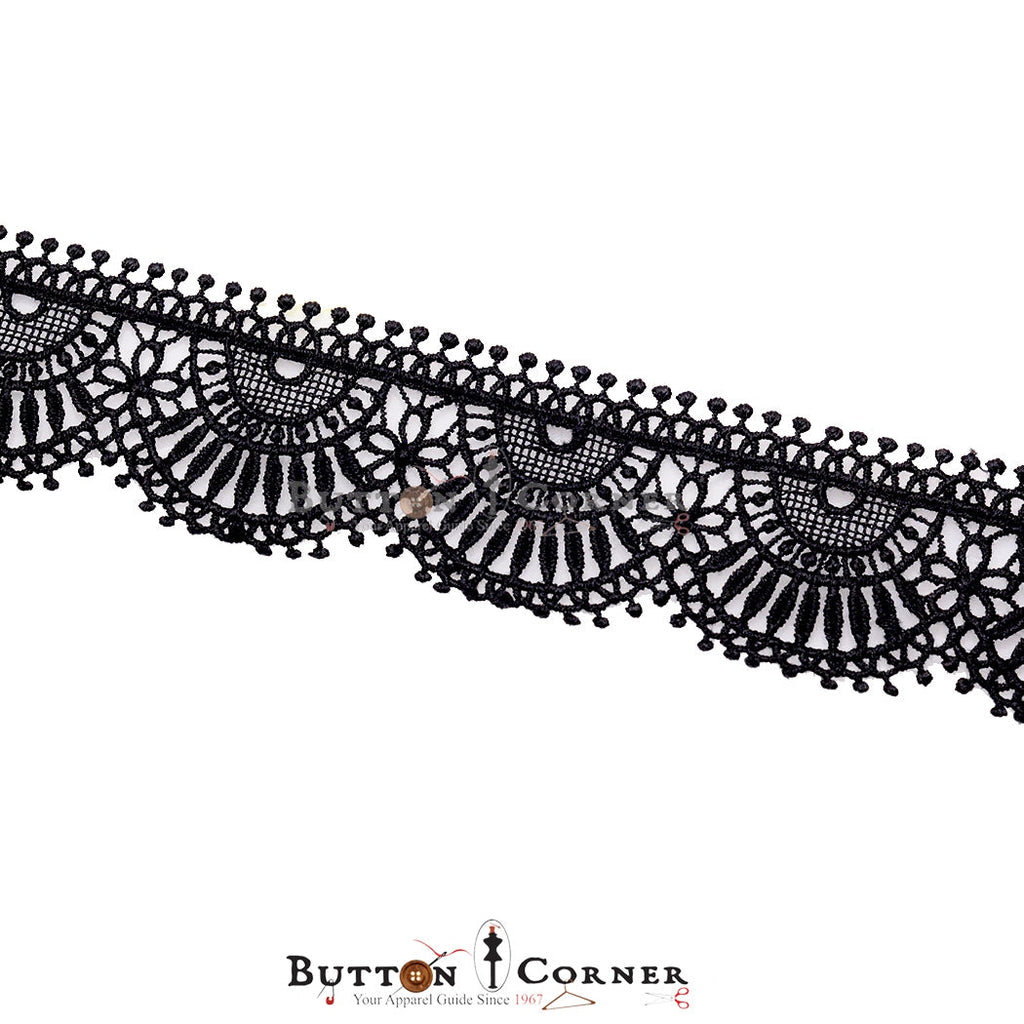 One Side Border Shuttle Lace