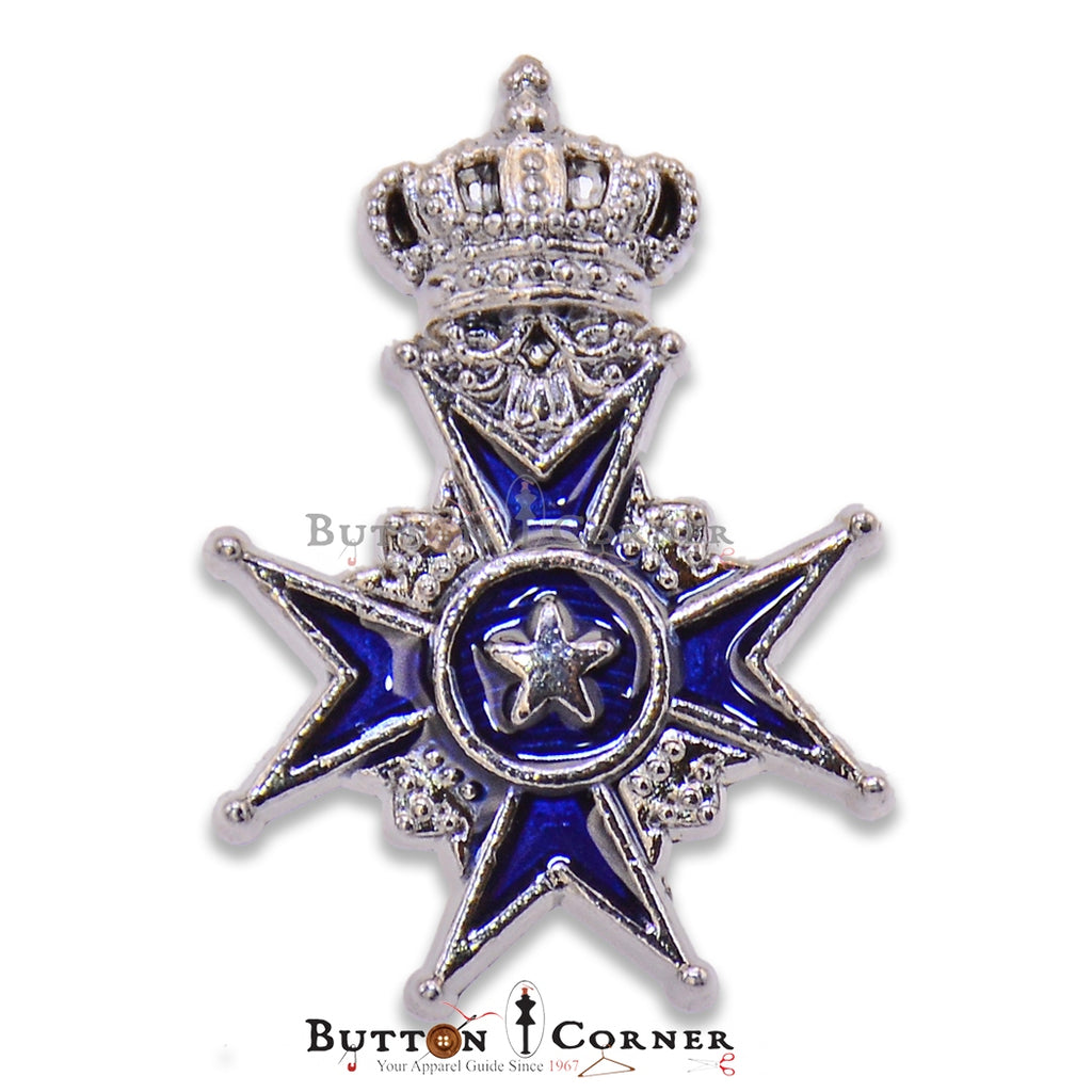 Crown Badge Lapel Pin